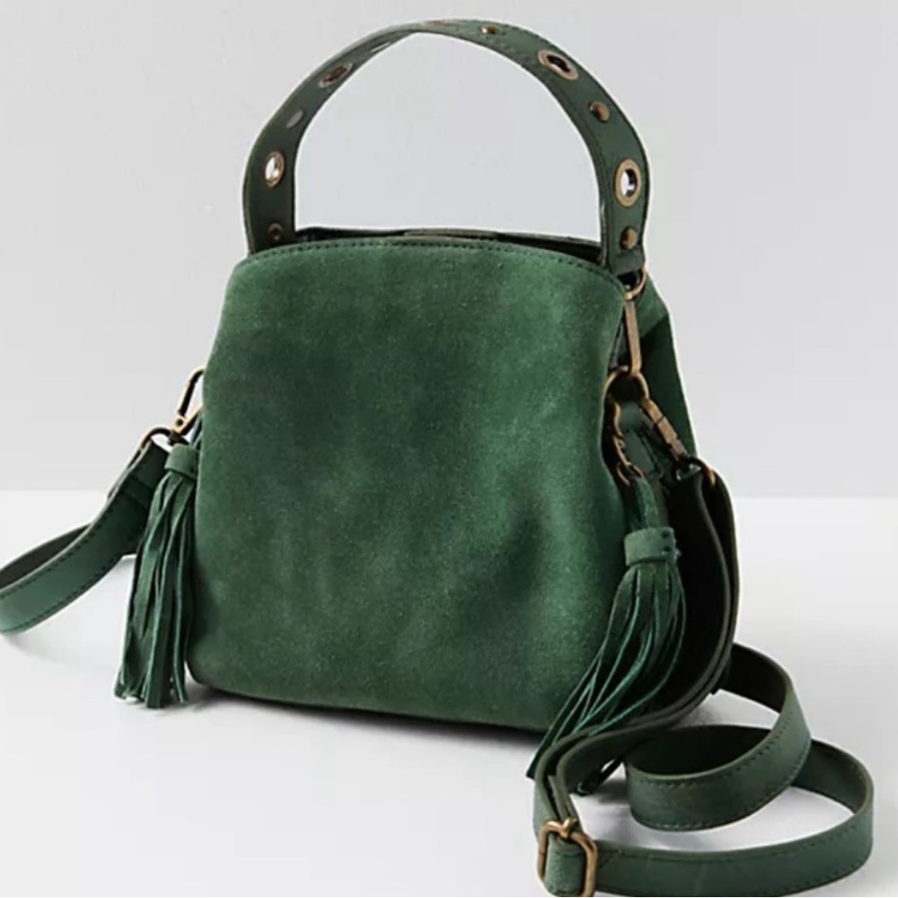 NWT Free People Sindy Suede Crossbody Bag